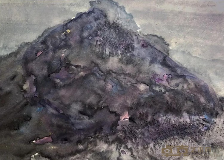 《后山海05号》 黄隽卿 65x45cm 2019年 纸本综合