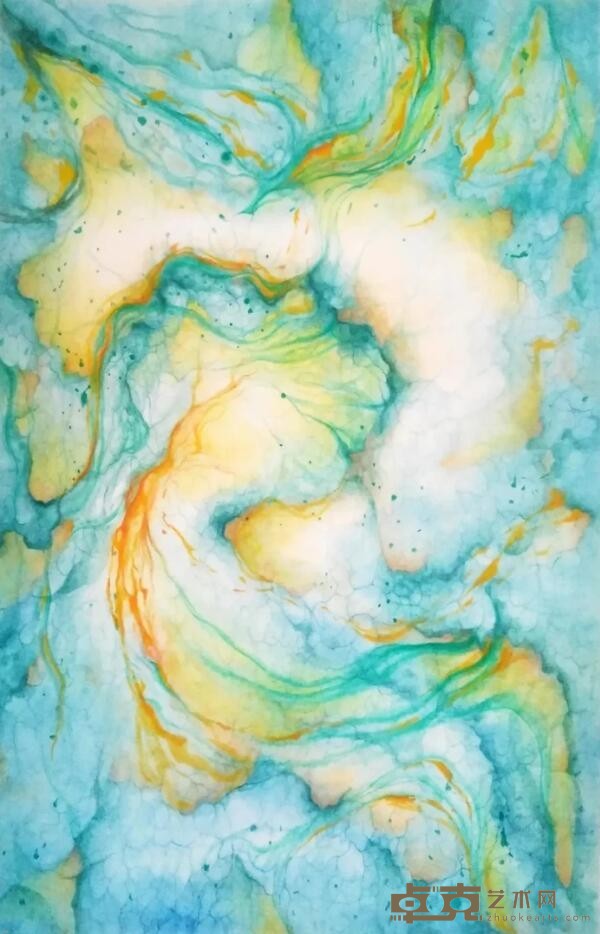 《源3》 米小西 45x68cm 2020年 纸本水墨