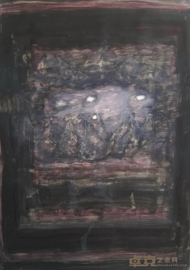 《幻象》 晋晓艳 54x39cm 2020年 纸本水墨