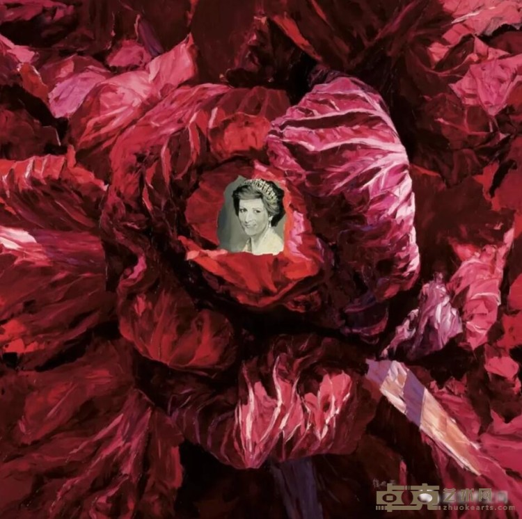 《风流-戴安娜》 徐晓燕 150x150cm 2008年 布面油彩