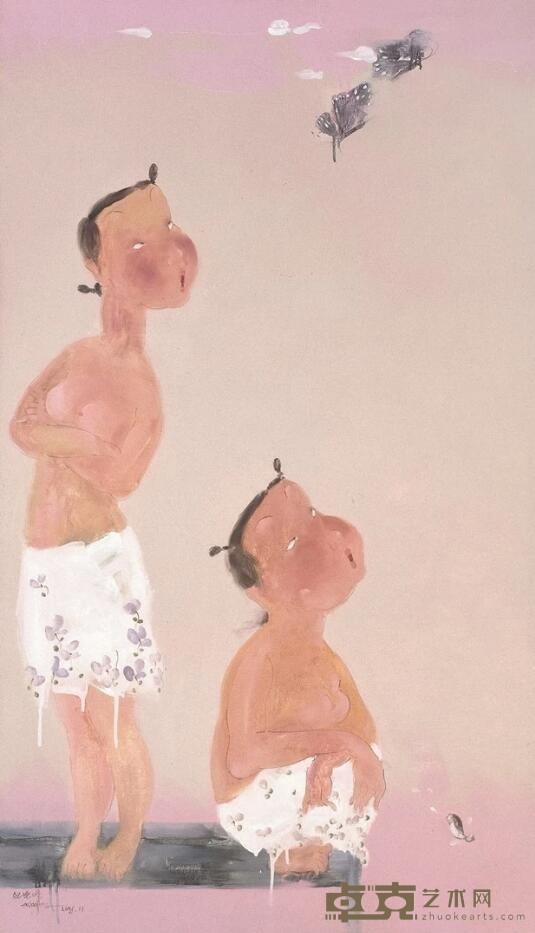 《浮云 Floating Cloud》 纪晓峰 480x140cm 2007 版画