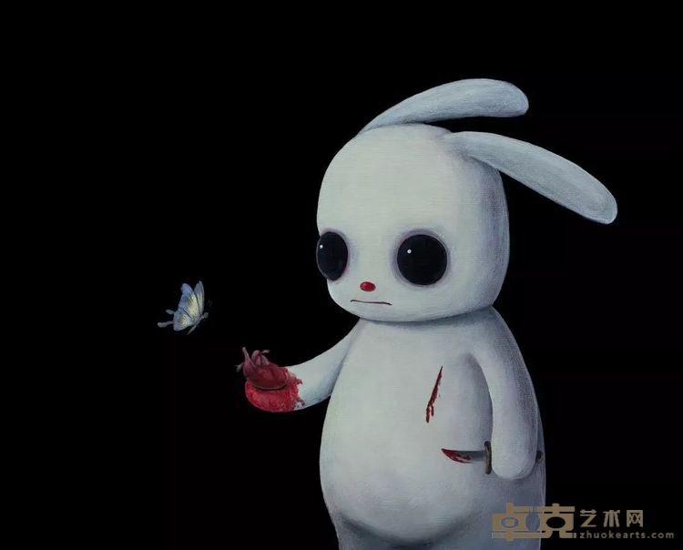 《我的真心》 张占占 100x80cm 布面丙烯