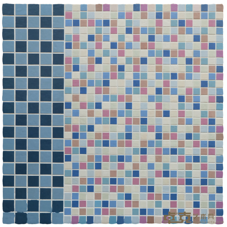 《以为的真实3》 周超伟 100x100cm 2017年 板面丙烯