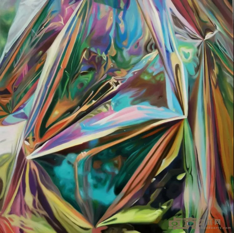 《迷惑NO.3》 周超伟 100x100cm 2020年 布面油画