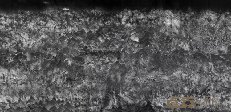 《禹迹》（动画截帧） 汤南南 6分30秒 2019-2020年 黑白水墨动画 低频立体声