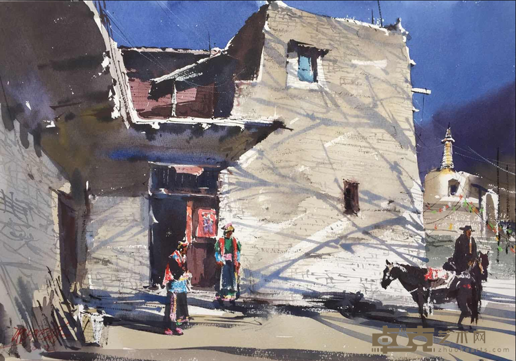 《大太阳》 章肇方 38x53cm