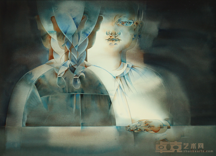 《演绎》 代金君 54x73cm