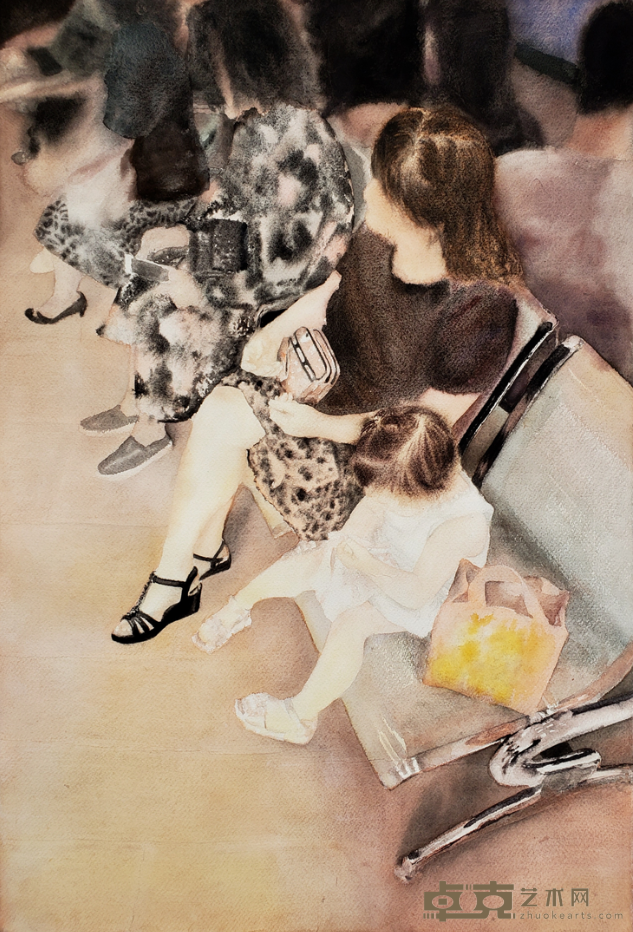 《等待花开No.03》 闵盈 78x56cm