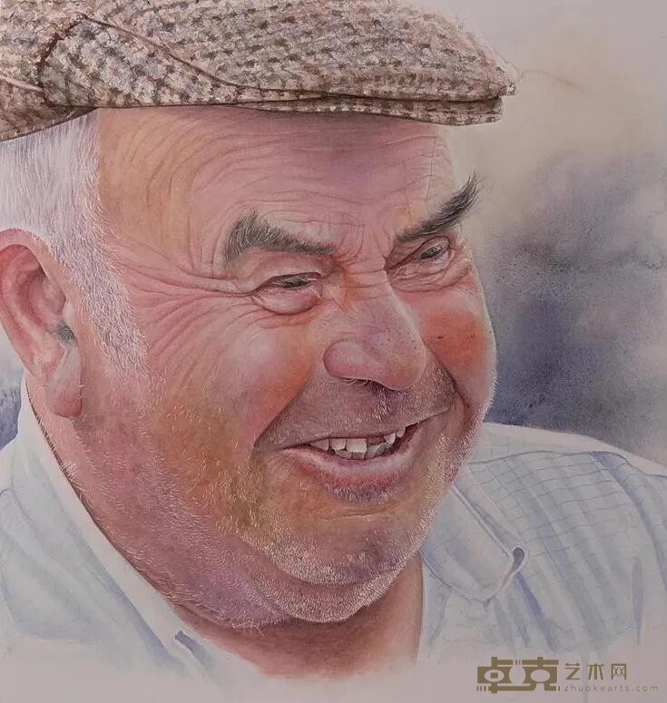 《故乡老农（二）》 Julio Jorge （葡萄牙） 44x42cm