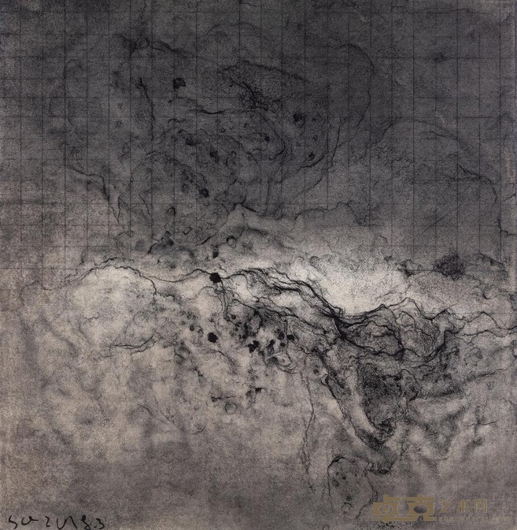 《车晓之二》 王绍强 58×50cm 2018年 纸本水墨
