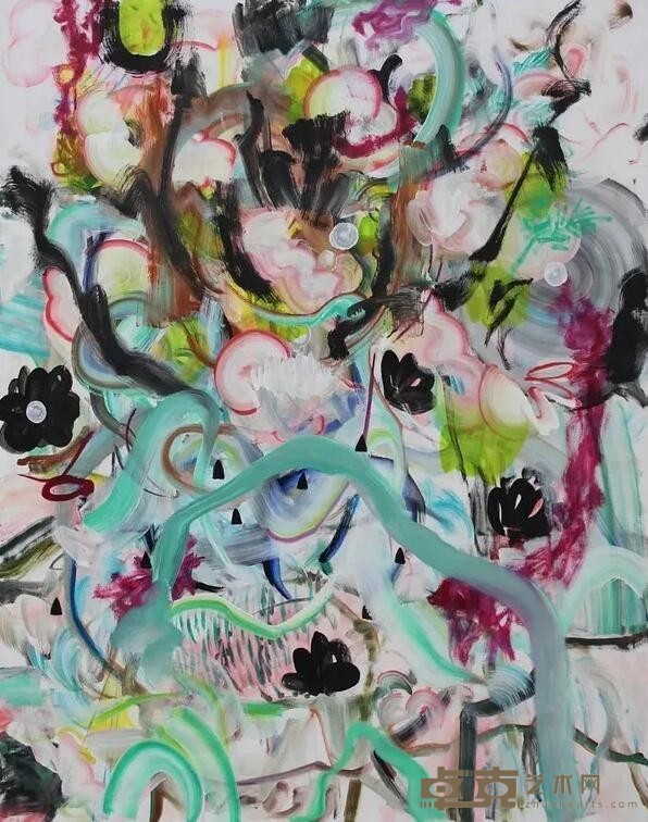 《孢子 Spore》 付佳妮 Fu Jiani 120x150cm 2018年 布面油画 Oil on canvas