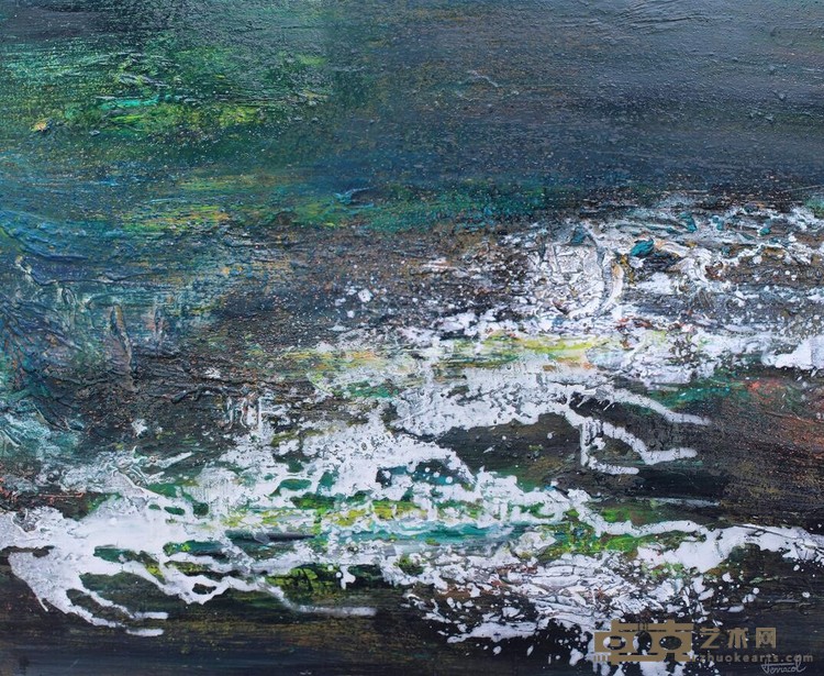 《夜涌》 雨果·特拉科 60 cm x 73 cm 布面油画