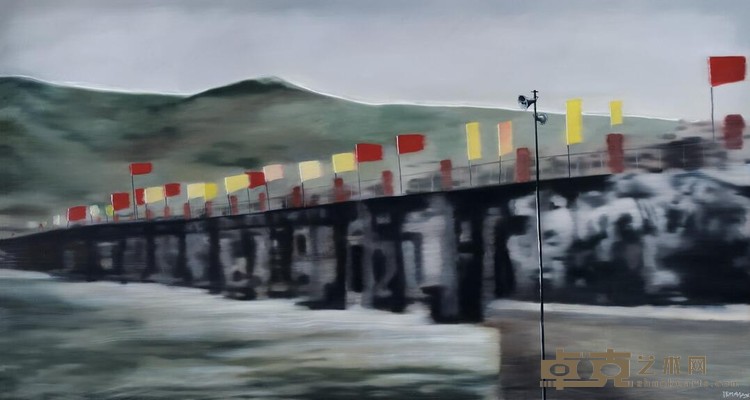 《里和外4号》 张晓刚 170x330cm 2006年 布面油画
