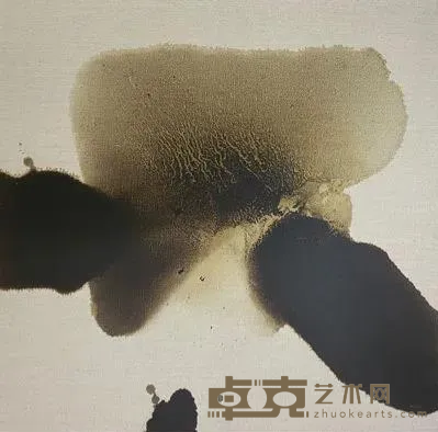《残荷》 毛栗子 97×97cm 2018年 布面油画