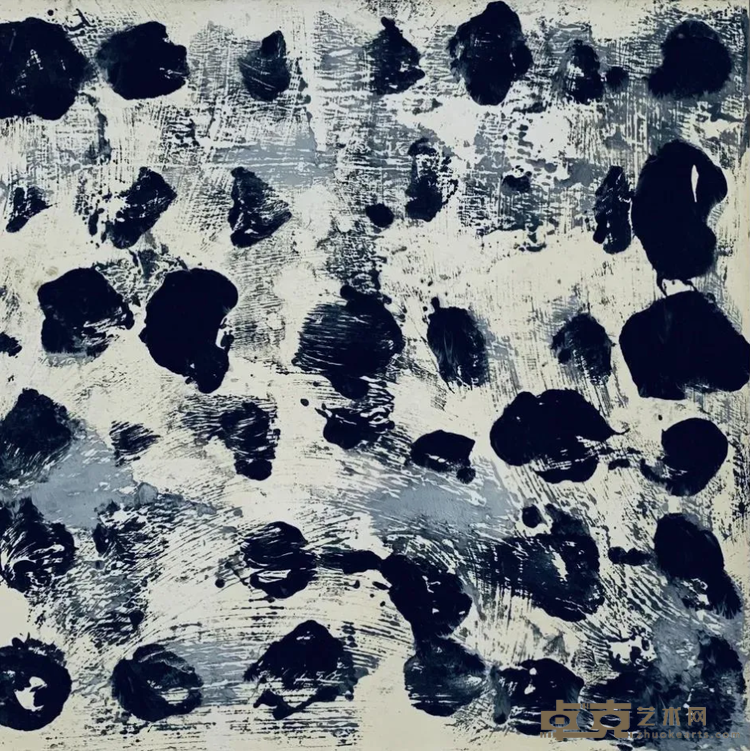 《啊打-2020》 马可鲁 64×64cm 2020年 纸上油彩