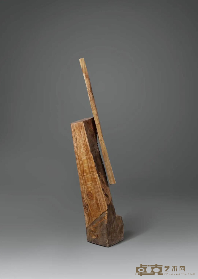 《维度的结构》 梁好 188×30×38cm 2018年 木