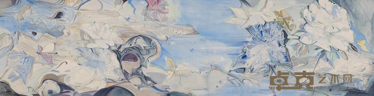 《煌梦谜界之三》 赵怡文 35×138cm 2019年 纸本