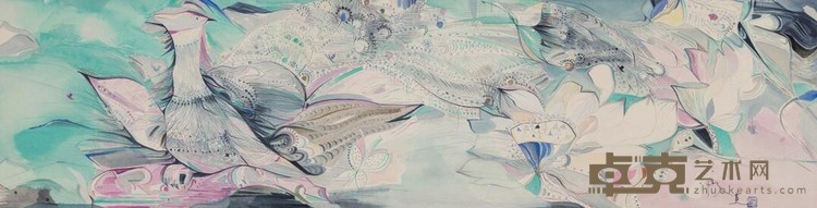 《煌梦谜界之二》 赵怡文 35×138cm 2019年 纸本