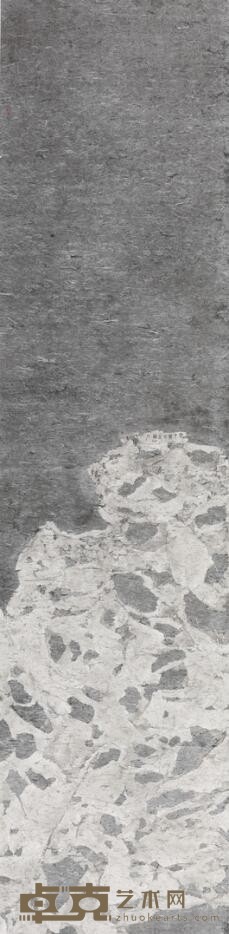 波中万古出幽石 徐钢 244x60cm 2020 纸本水墨