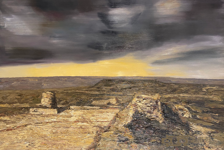 《回望》 段江华 湖南师范大学 140x200cm 油画