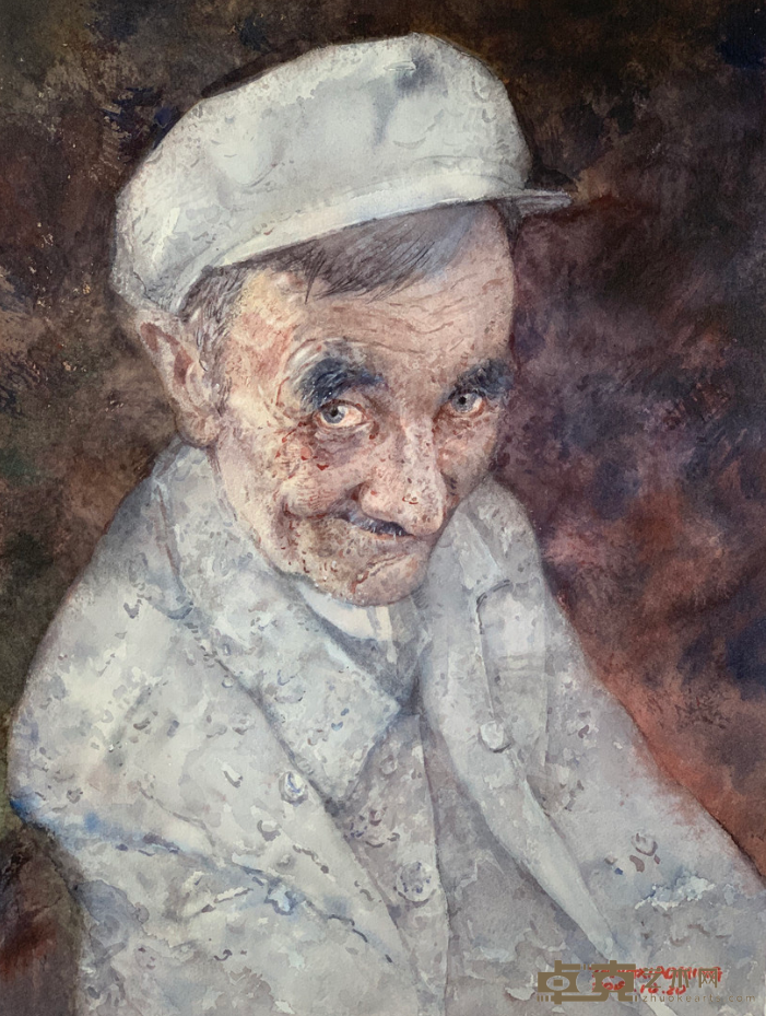 《帕米尔的光之九》 唐晓明 中南大学 38x29cm 纸本水性