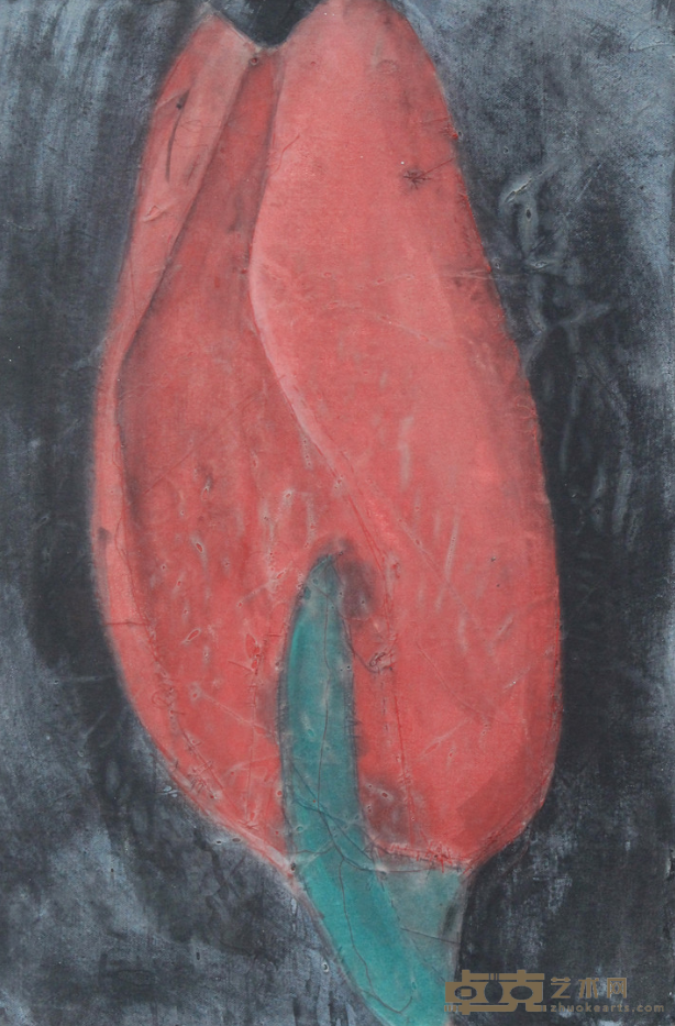 《一朵花NO1》 邓珊珊 45x30.5cm 2017年 综合材料