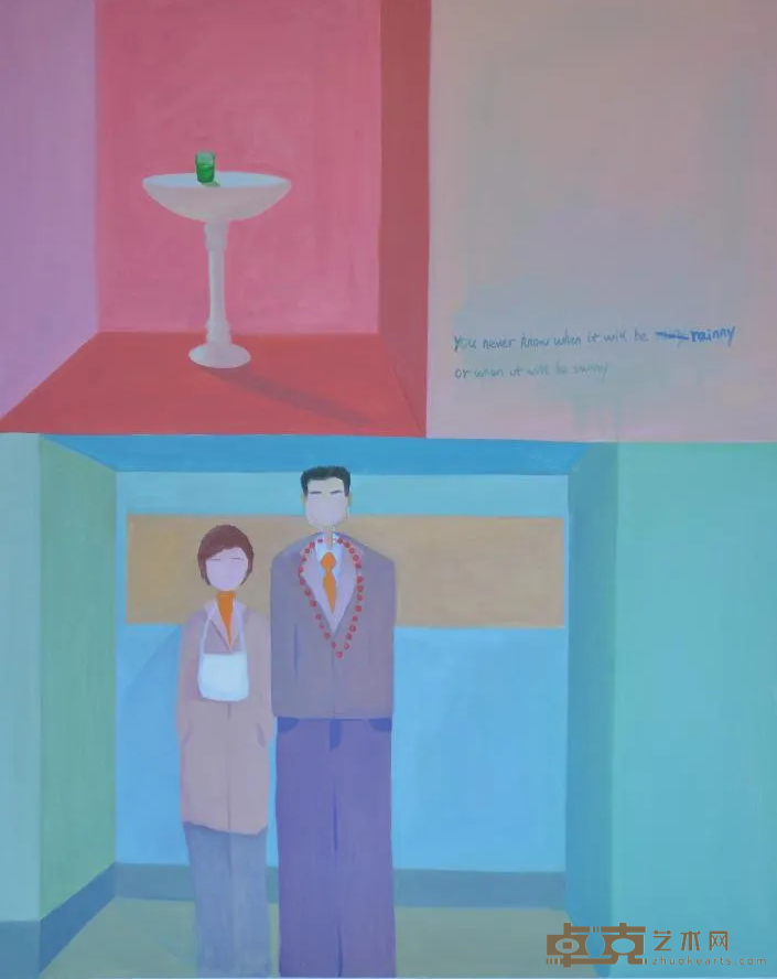 《无题》 丁文星 160x130cm 2013年 布面丙烯