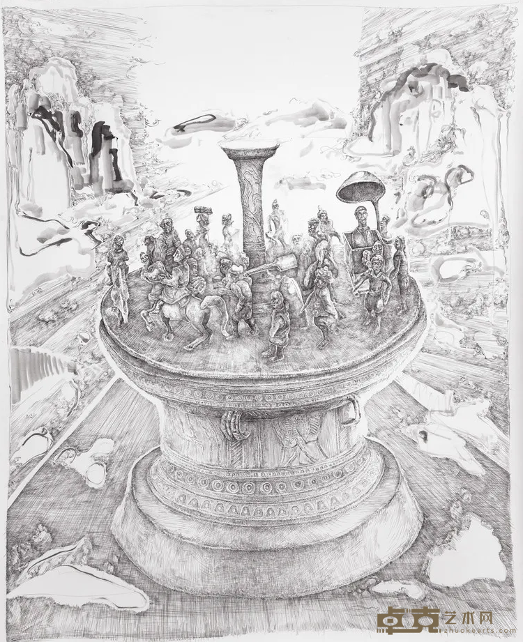 《天与器物 Heaven and artifacts》 林国成 100x150cm 2019年
