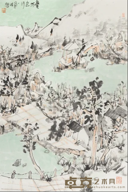 包河一角 陈明哲 68×45cm