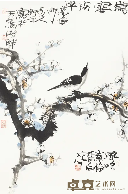 岁寒春早 王衍平 68×45cm