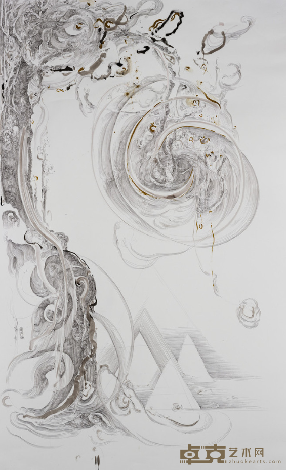 《生长的秘密 The secret of growth》 林国成 110x220cm 2020年