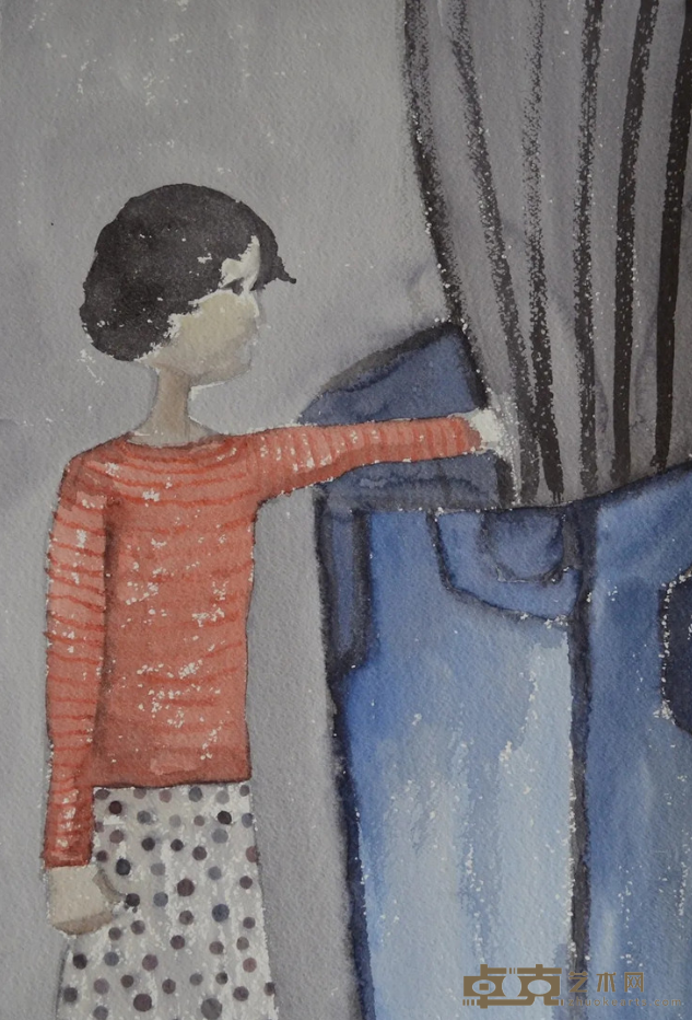 《无题》 丁文星 30x40cm 2013年 纸本水彩