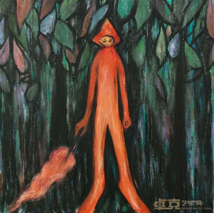 《一场罗曼蒂克的想象》 薛扬 120x120cm 2019年 布上油画