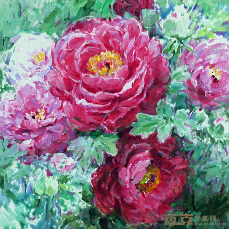 《NO.13》 杨健健 50x50cm 布面丙烯