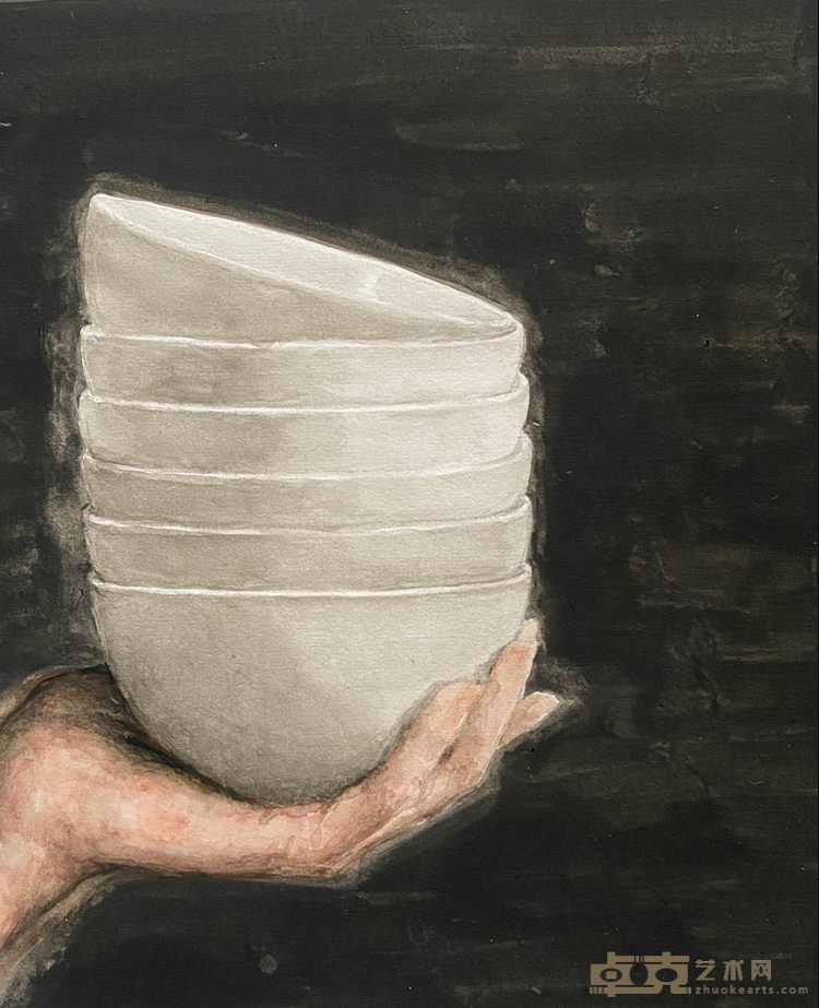 《SIX》 沈皆坤 29x35cm 2020年 纸本水彩