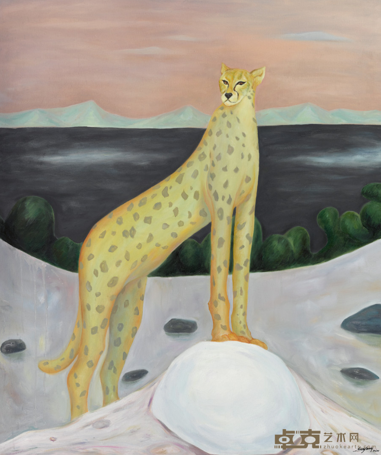 《九月花冠》 薛扬 100x120cm 2020年 布上油画
