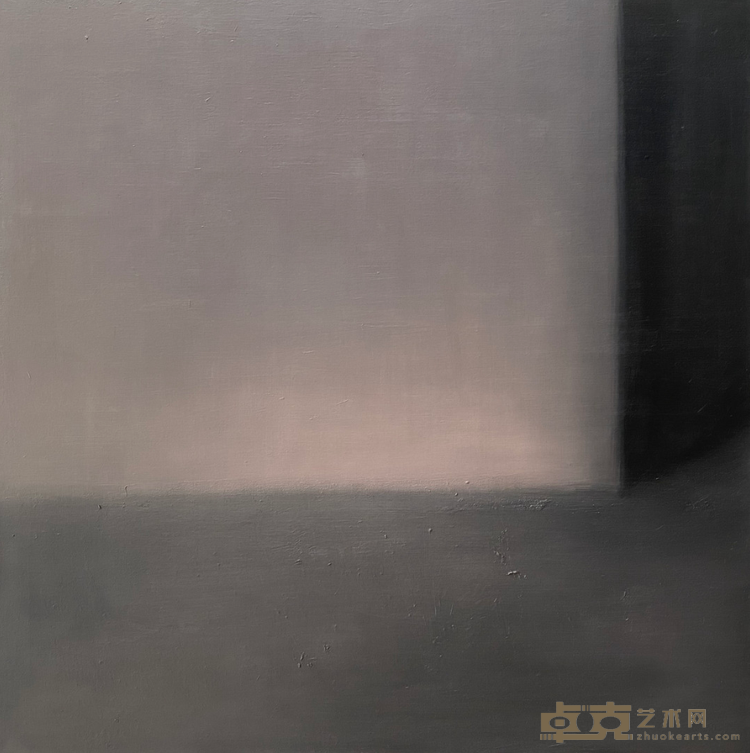 《微光》 沈皆坤 80x80cm 2020年 布面油画