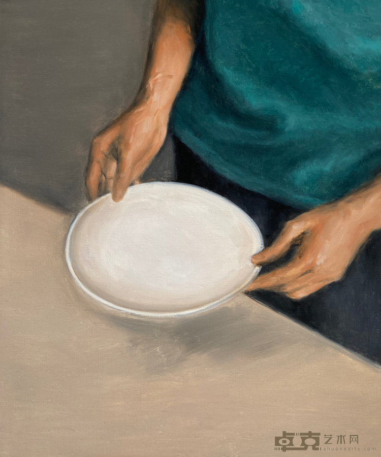 《未到的时间》 沈皆坤 60x50cm 2020年 布面油画