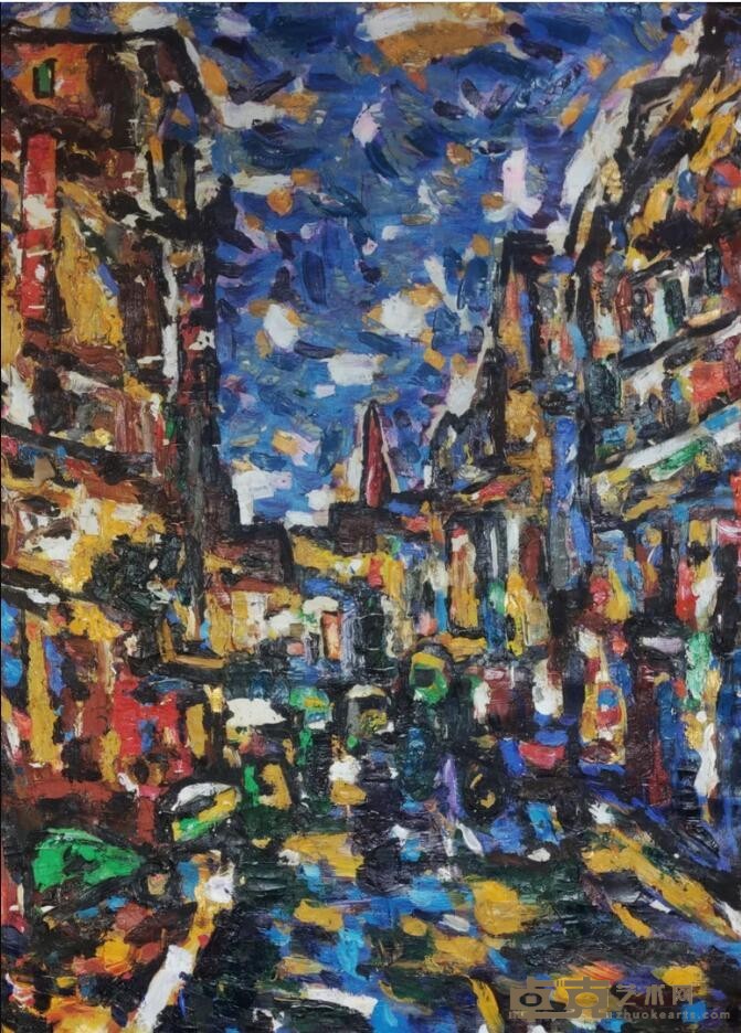 《F16》 贺龙元 60x80cm 2006年 布面油画