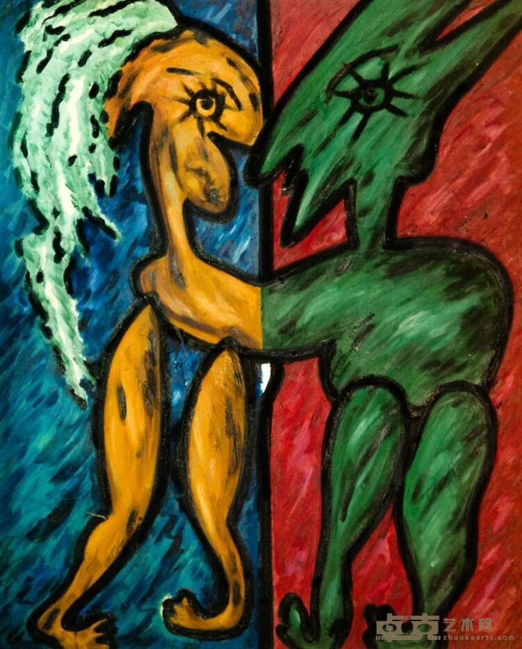 《A11》 贺龙元 80x100cm 2008年 布面油画