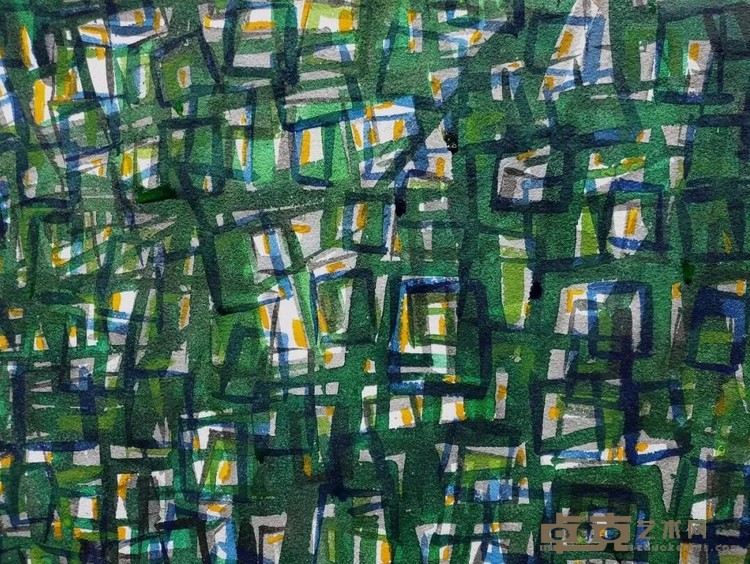 《鹏程夜色》 郝强 45x60cm 2019年