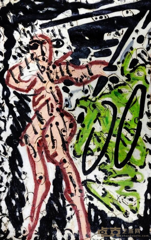 《F12》 贺龙元 65x100cm 2005年 布面油画