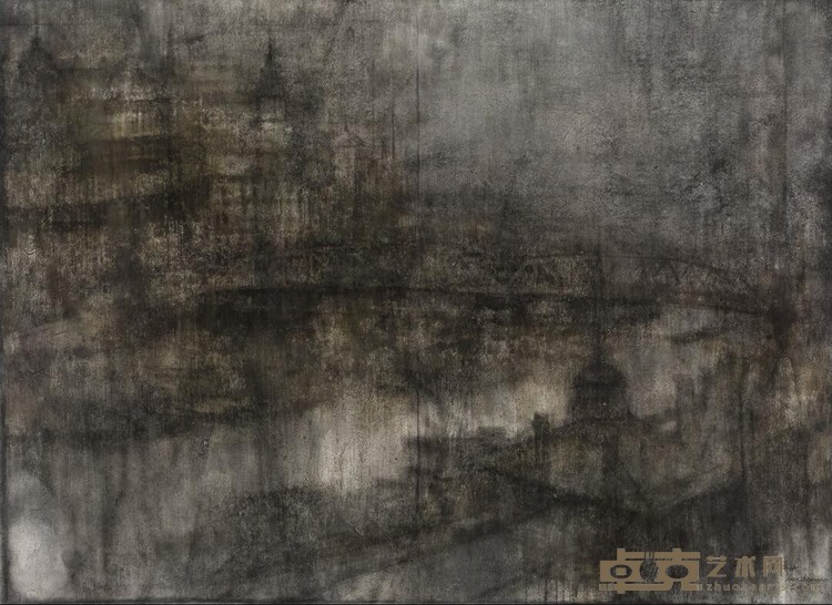 《事城记》系列3 廖真武 150x200cm 2019年 纸本综合材料