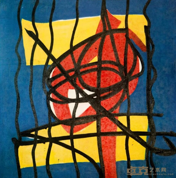 《A3》 贺龙元 100x100cm 2010年 布面油画