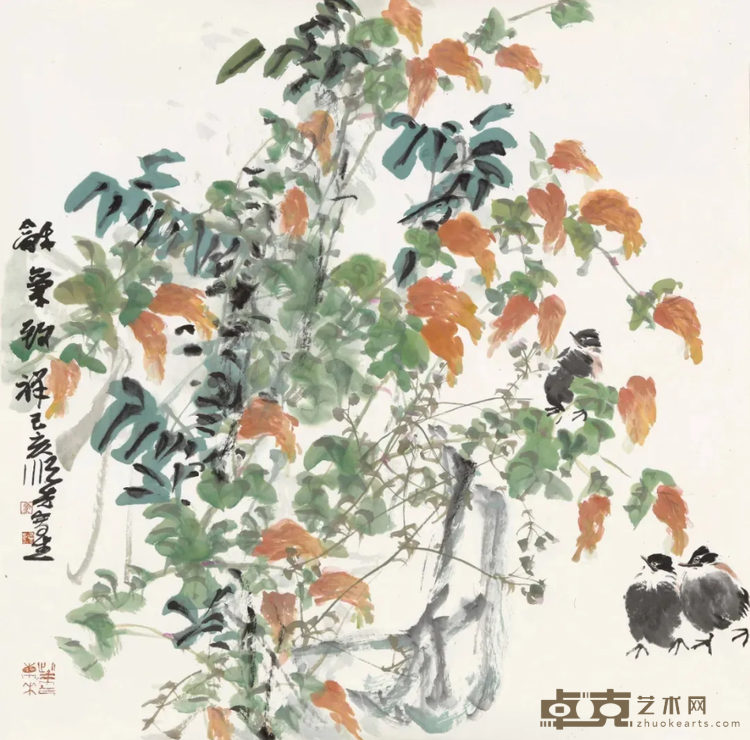 《和气致祥》 马顺先 70x70cm