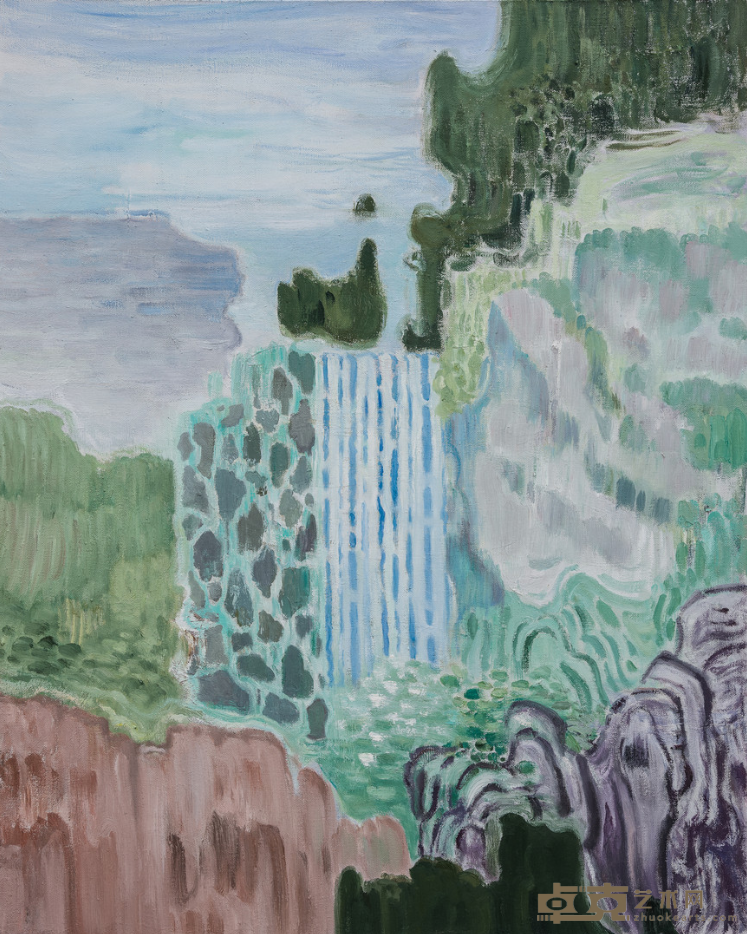 《清凉山2号》 吉磊 150x120cm 2019年 布面油画