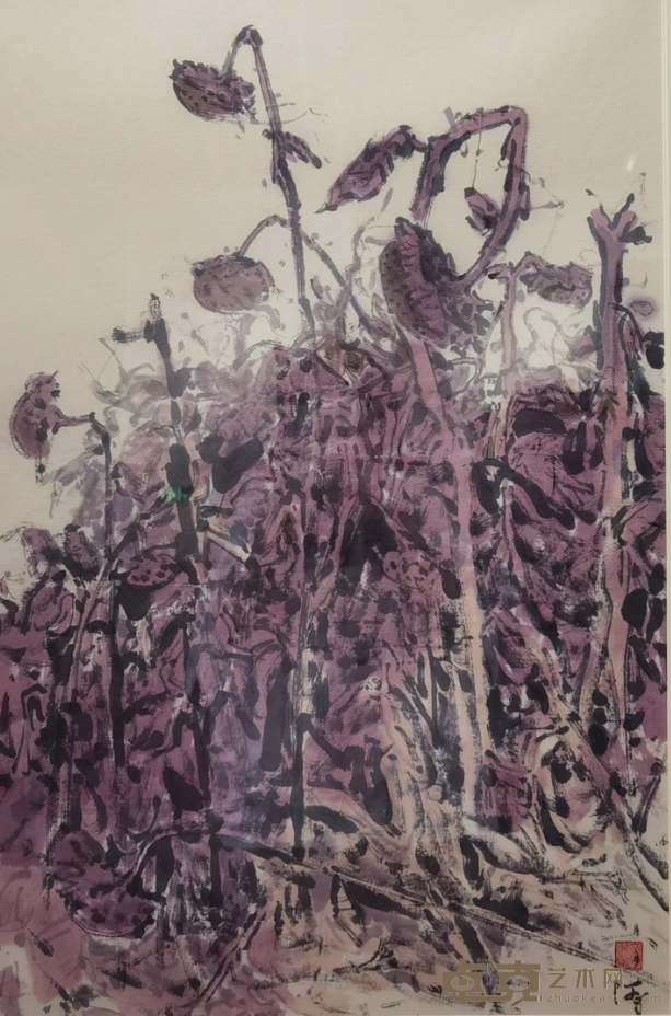 《葵》 文祯非 72x48cm