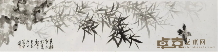 《莫听竹林打叶声》 陈俊宇 35x137cm
