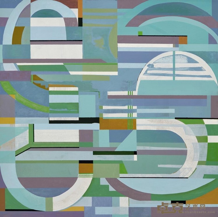 《平行世界3》 梁曼琪 120x120 2020年 布面油画