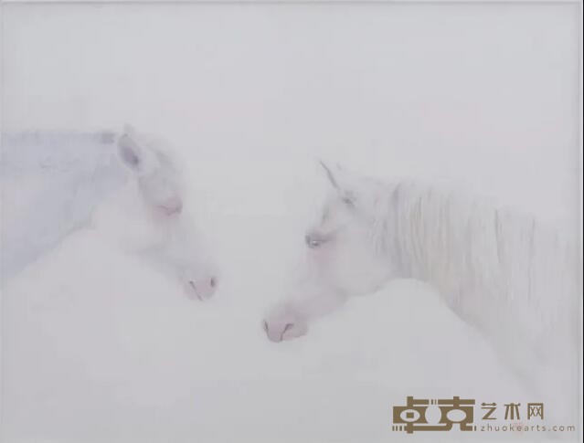 《二分之一旖旎No.5》 李关关 88x114cm 2020年 绢本设色